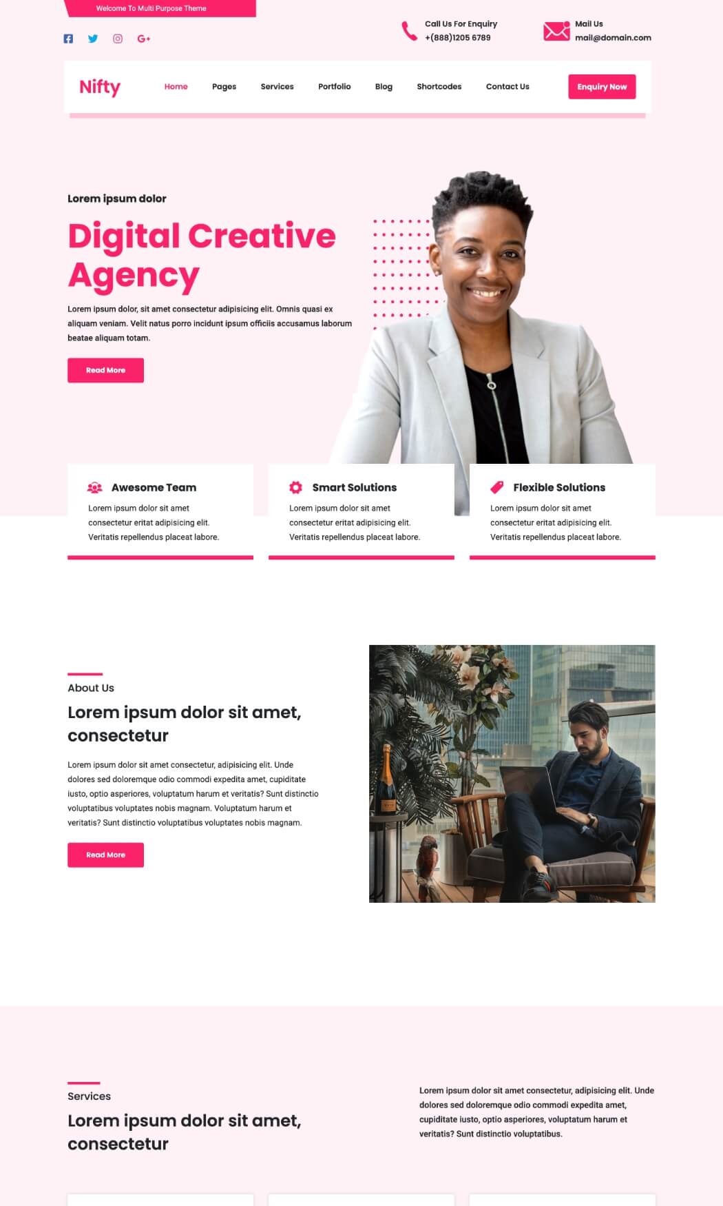 Nifty Drupal Theme
