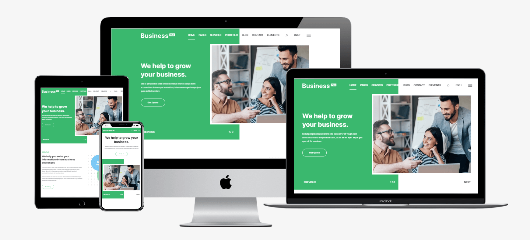 Business Plus Responsive Drupal 9 Theme