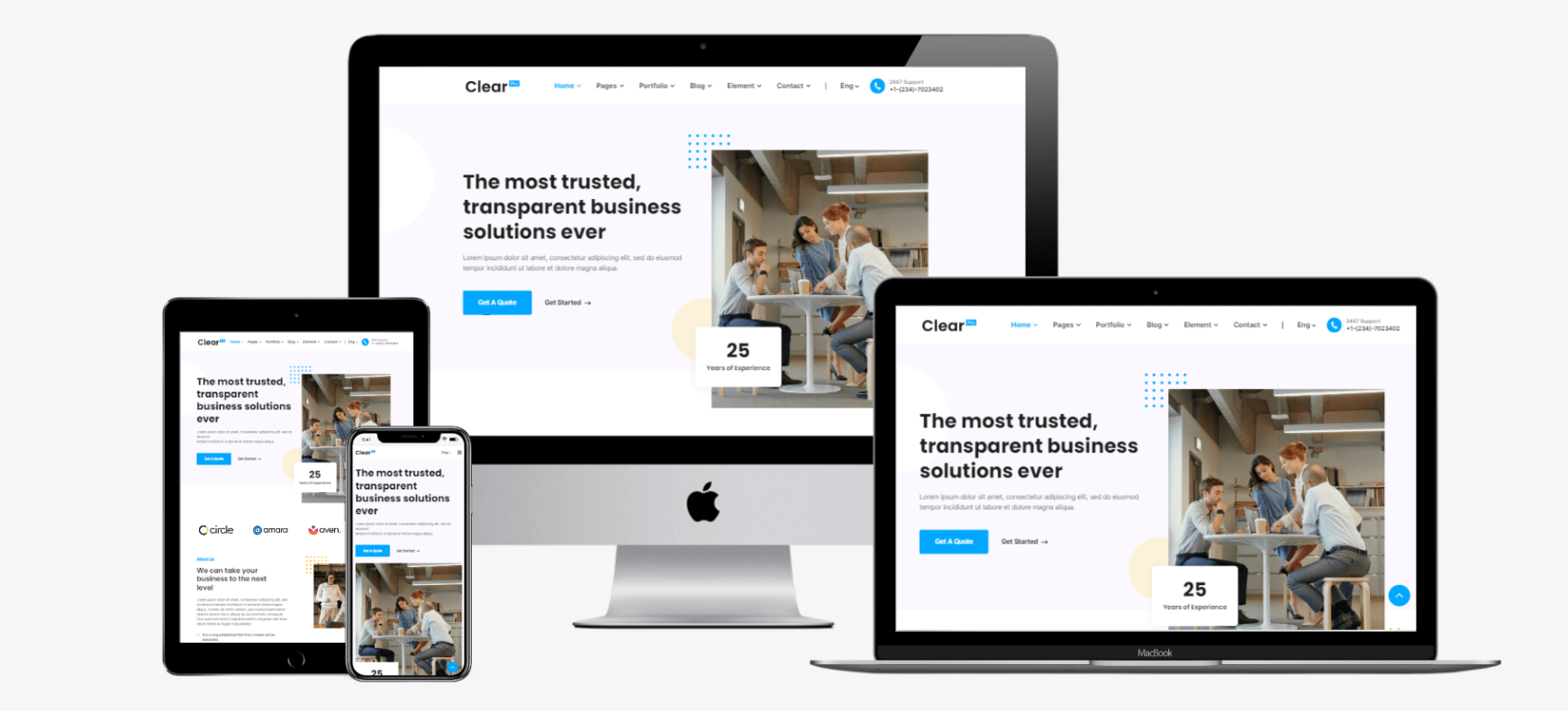 Clear Pro Responsive Drupal Theme