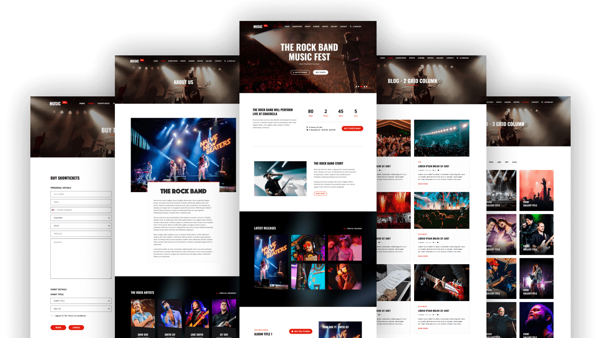 Music Pro - Drupal Music Theme