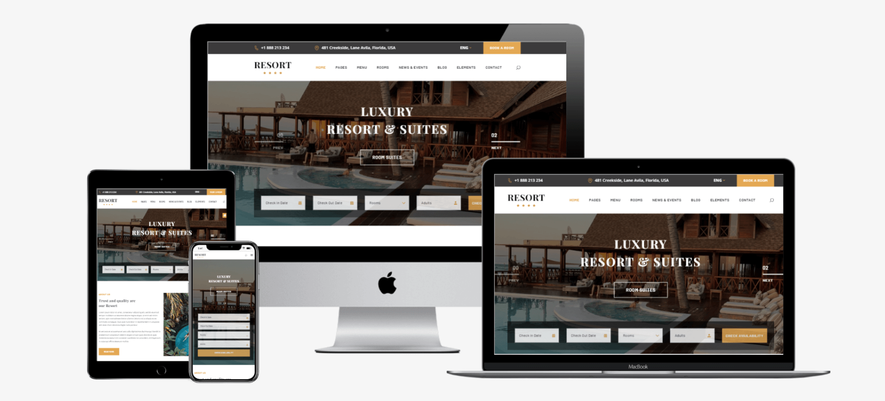 Resort Plus Responsive Drupal Theme