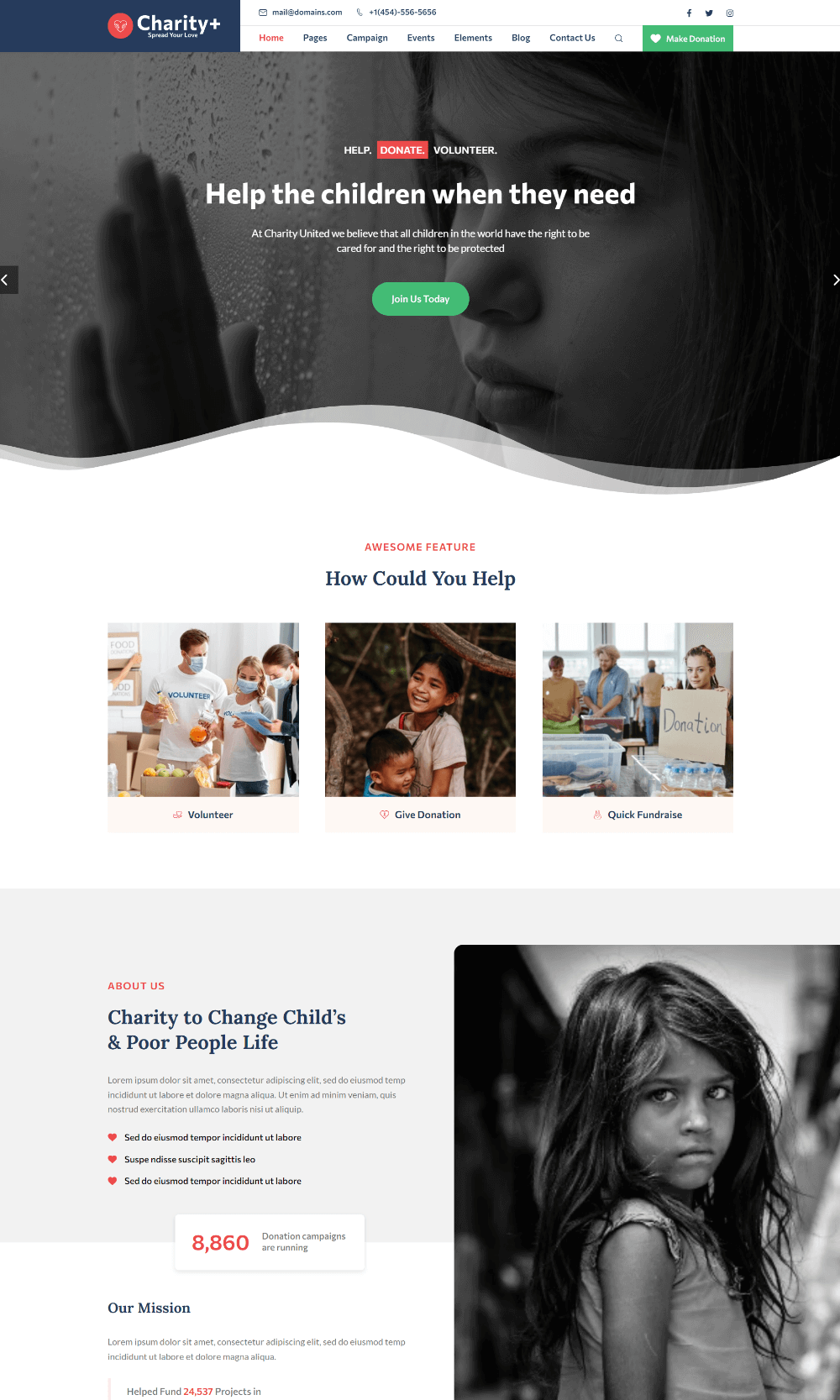 Charity Plus Drupal Theme Charity Plus Drupal Theme