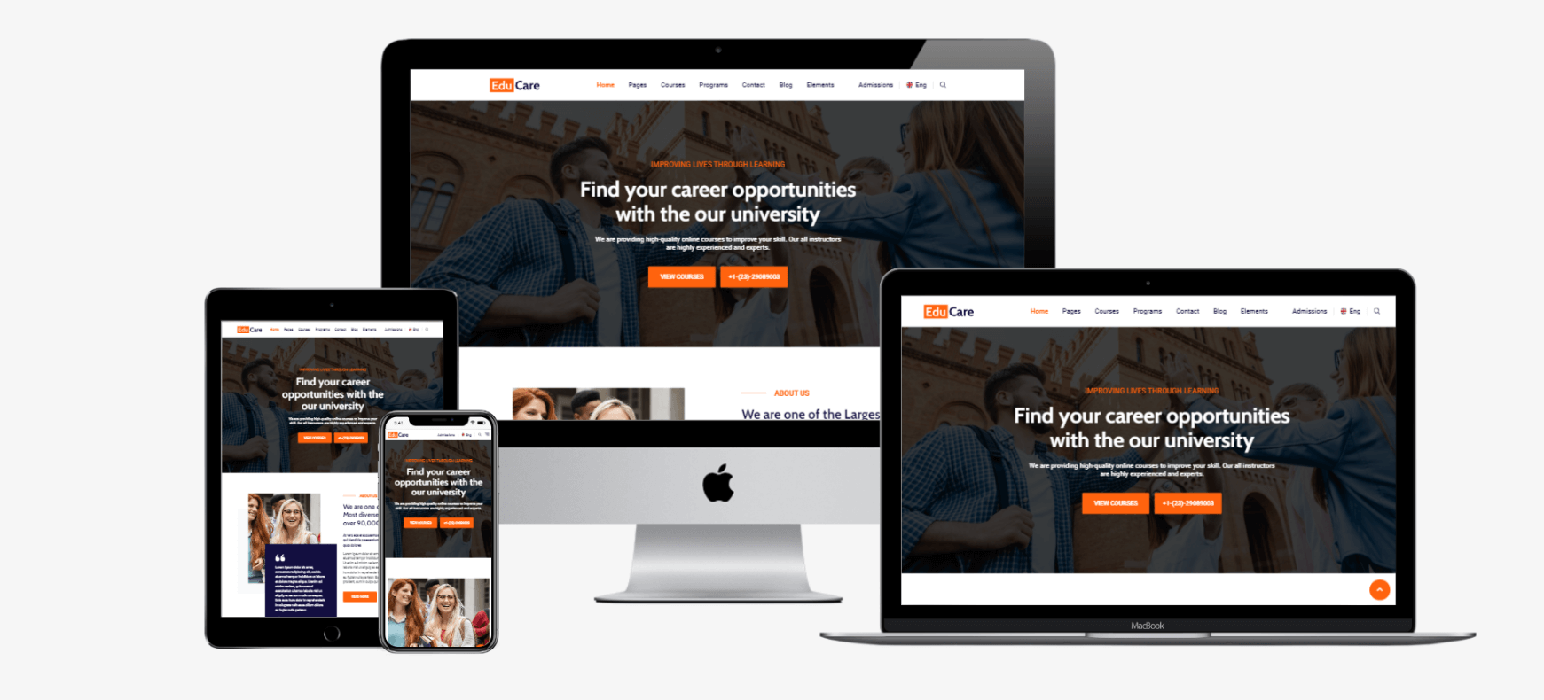 Edu Care Responsive Drupal Theme