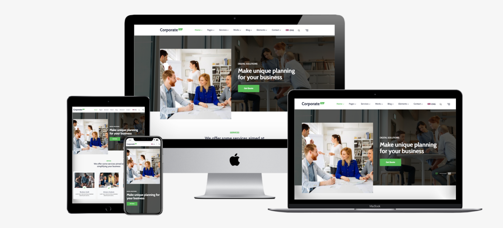 Corporate Plus Responsive Drupal Theme