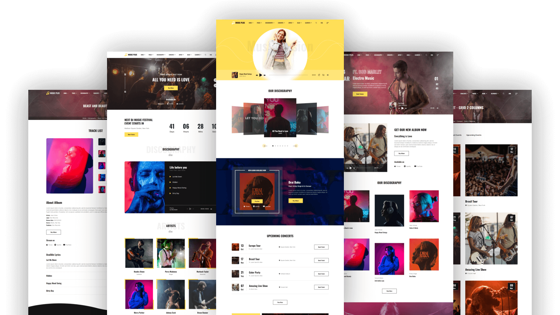 Music Plus - Drupal Music Theme