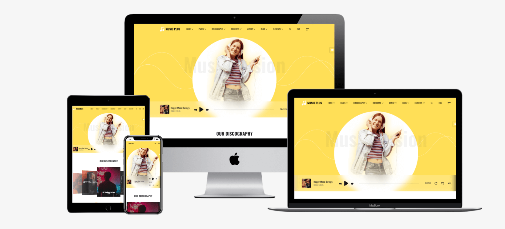 Music Plus - Responsive Drupal Theme