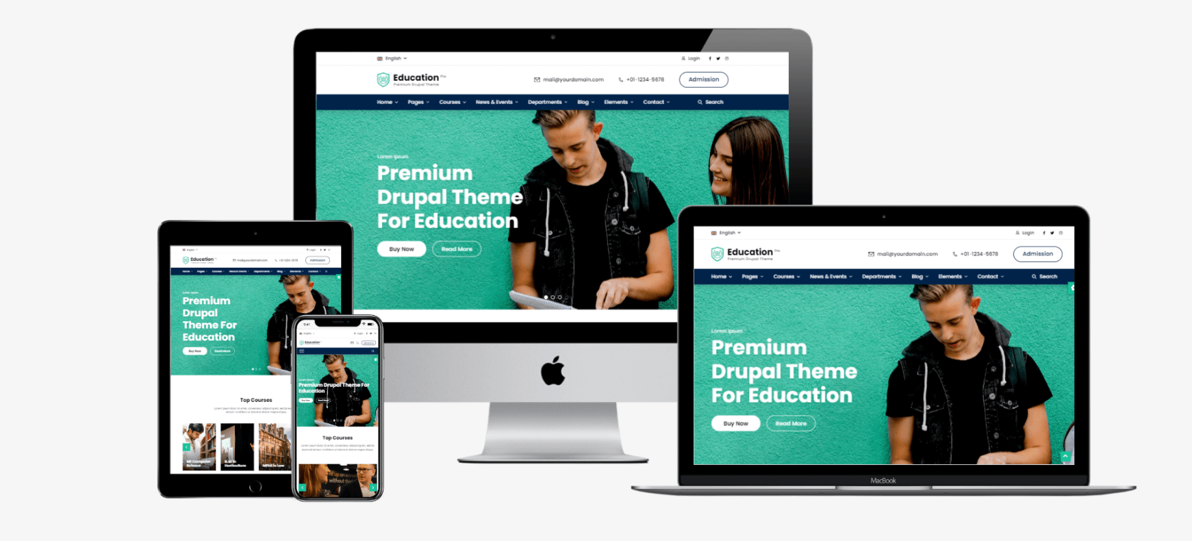 Education Pro Responsive Drupal Theme