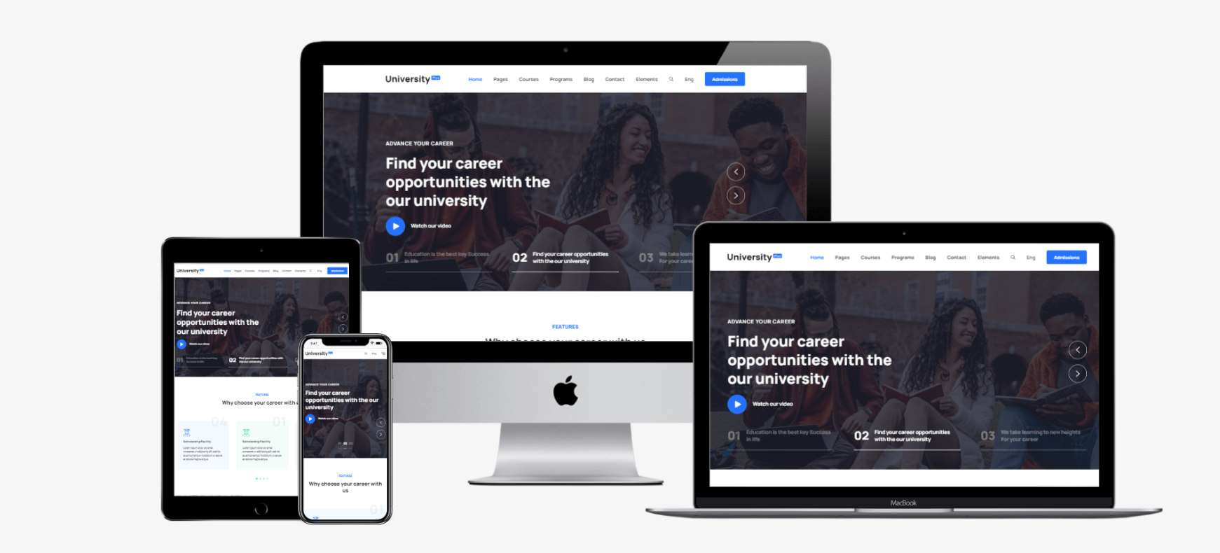 University Plus Responsive Drupal Theme