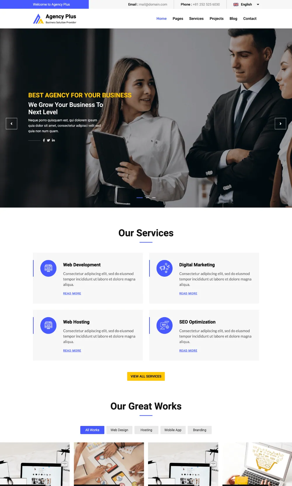 Agency Plus Drupal Theme