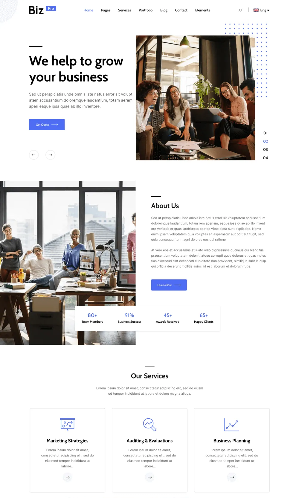 Biz Pro Drupal Theme