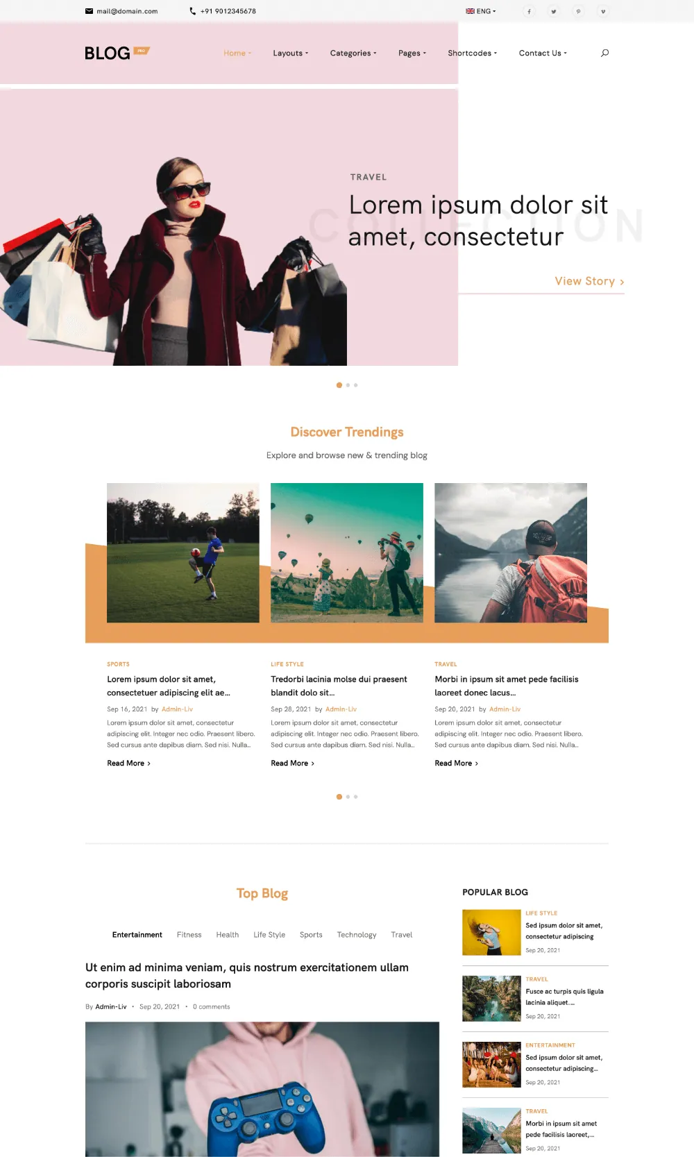 Blog Pro - Drupal Blog Theme