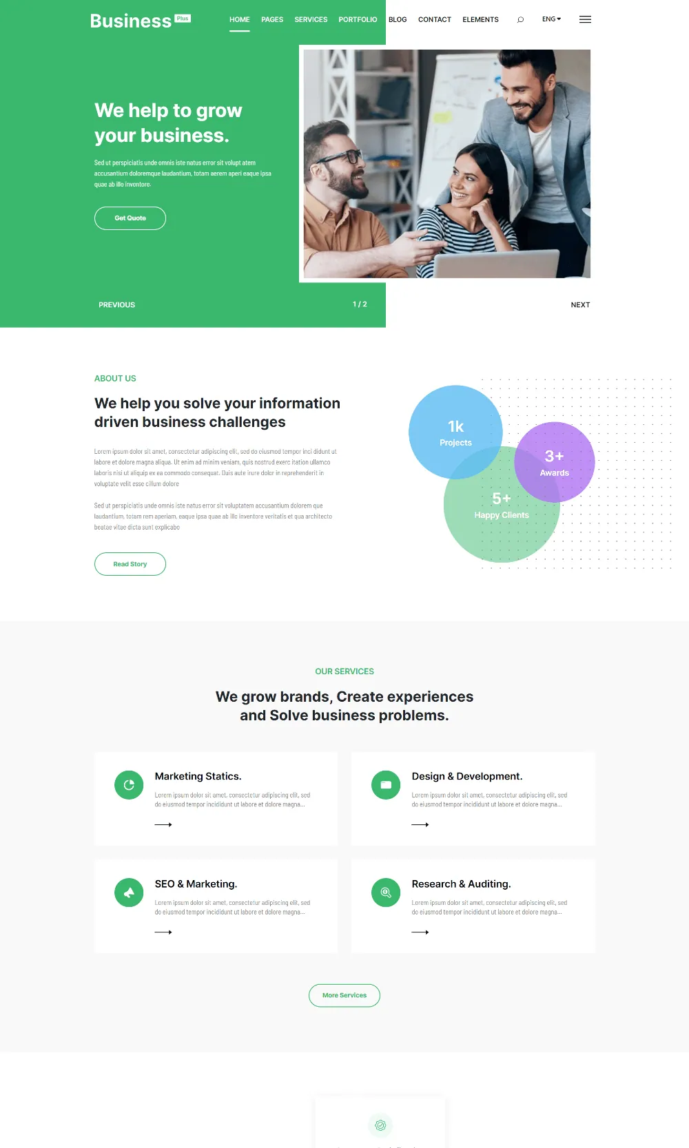 Business Plus Drupal Theme