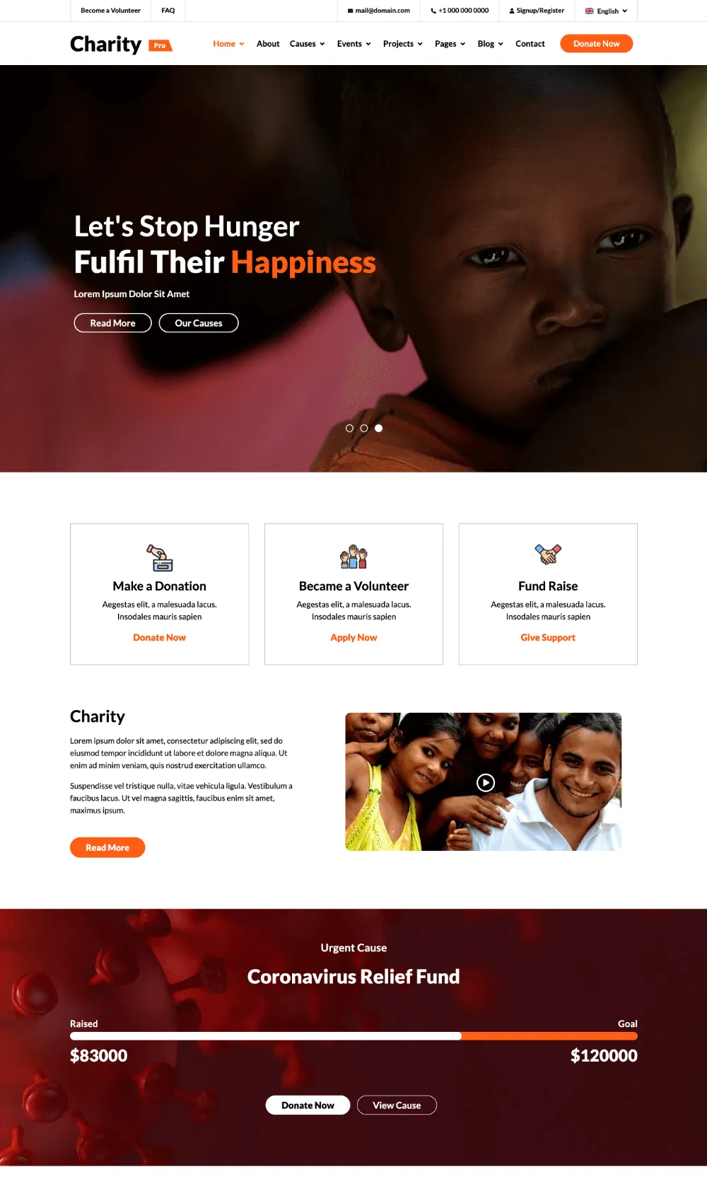 Charity Pro Drupal Theme