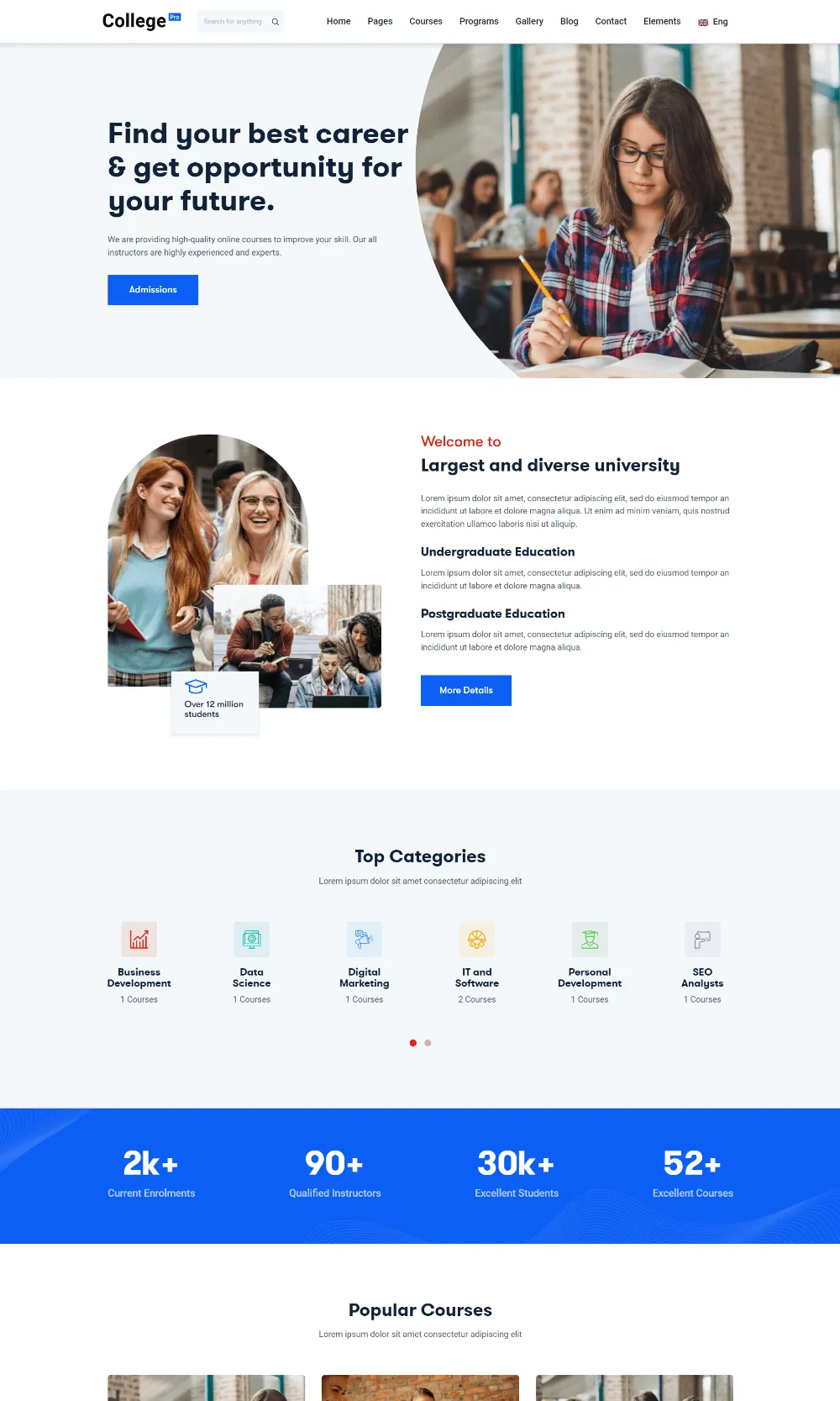 College Pro Drupal Theme