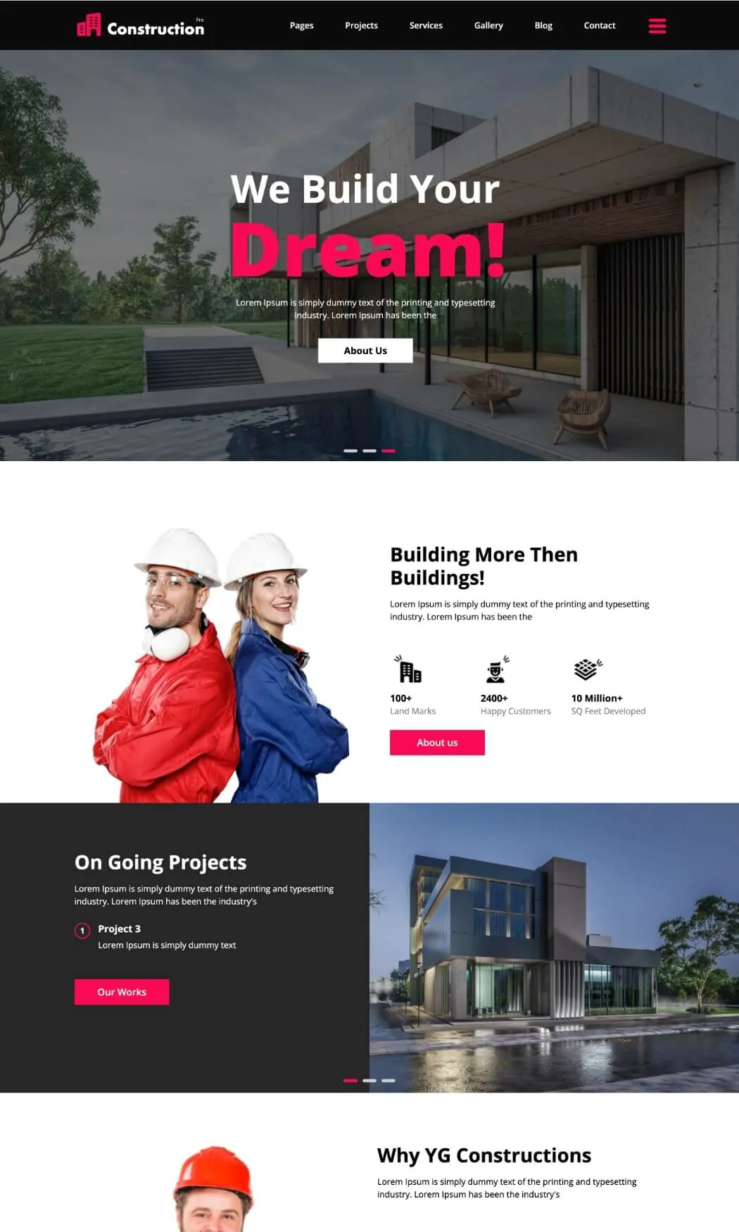 Construction Pro Drupal Theme