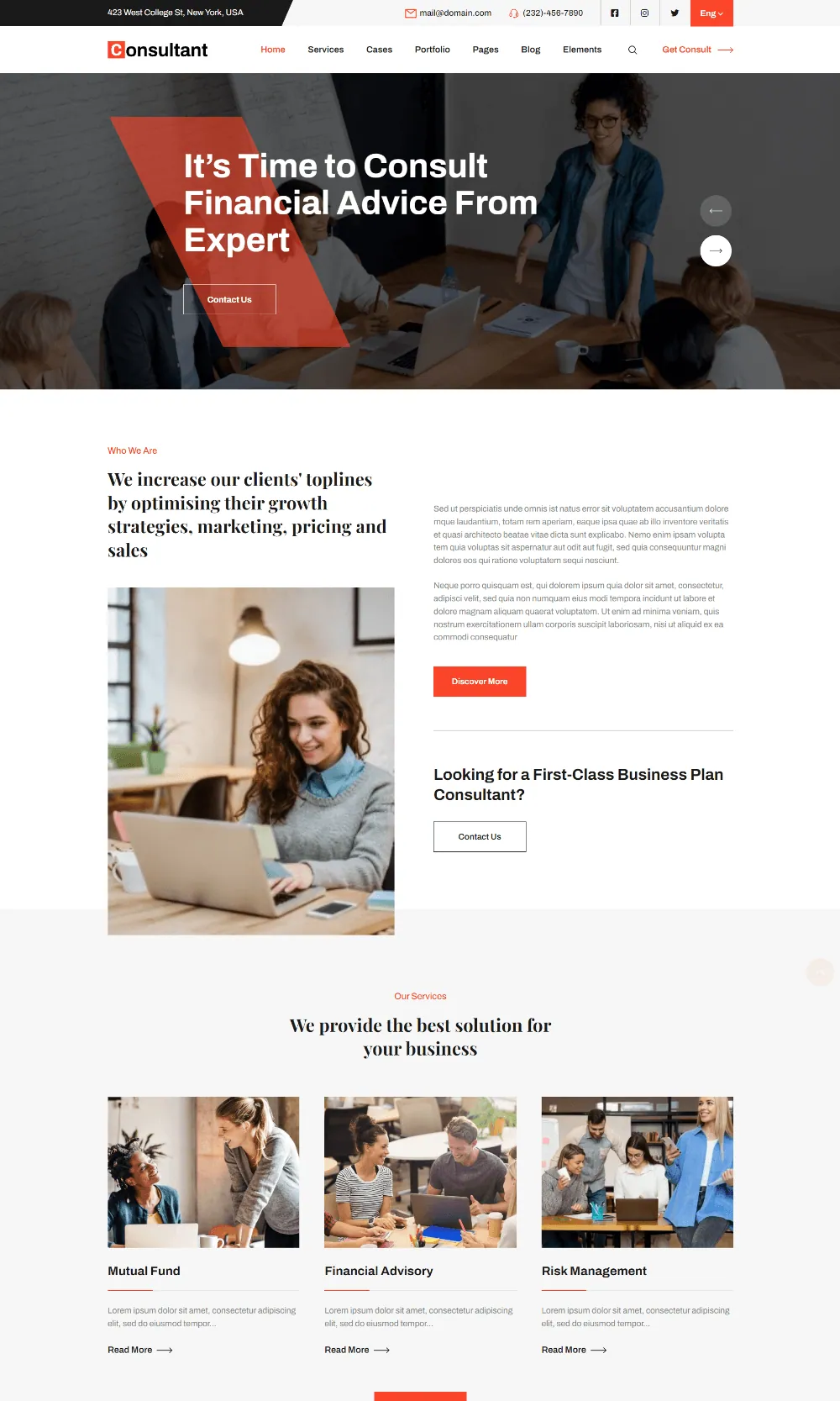 Consultant Drupal Theme