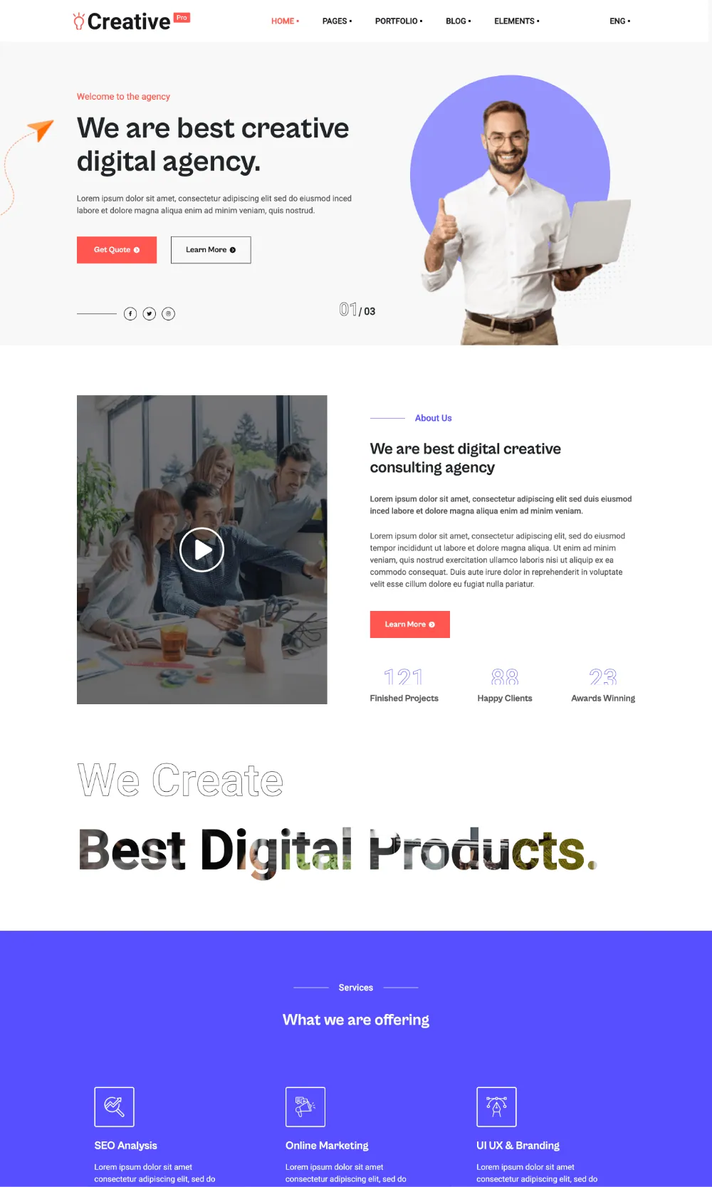 Creative Pro Drupal Theme