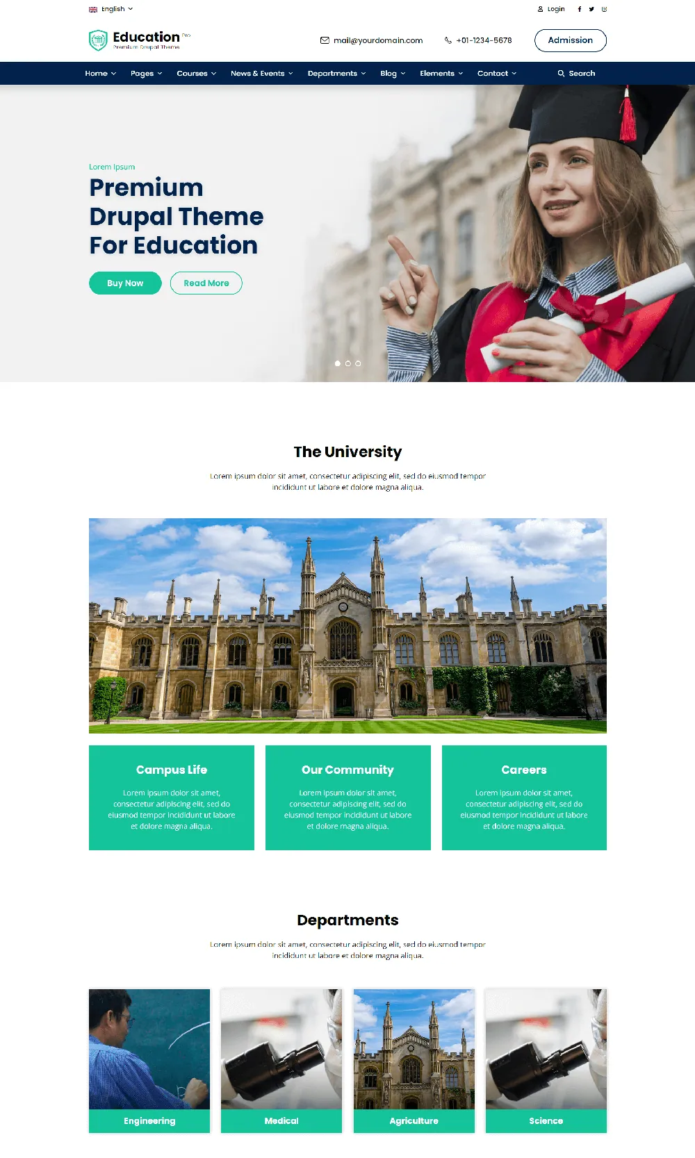 Education Pro Drupal Theme