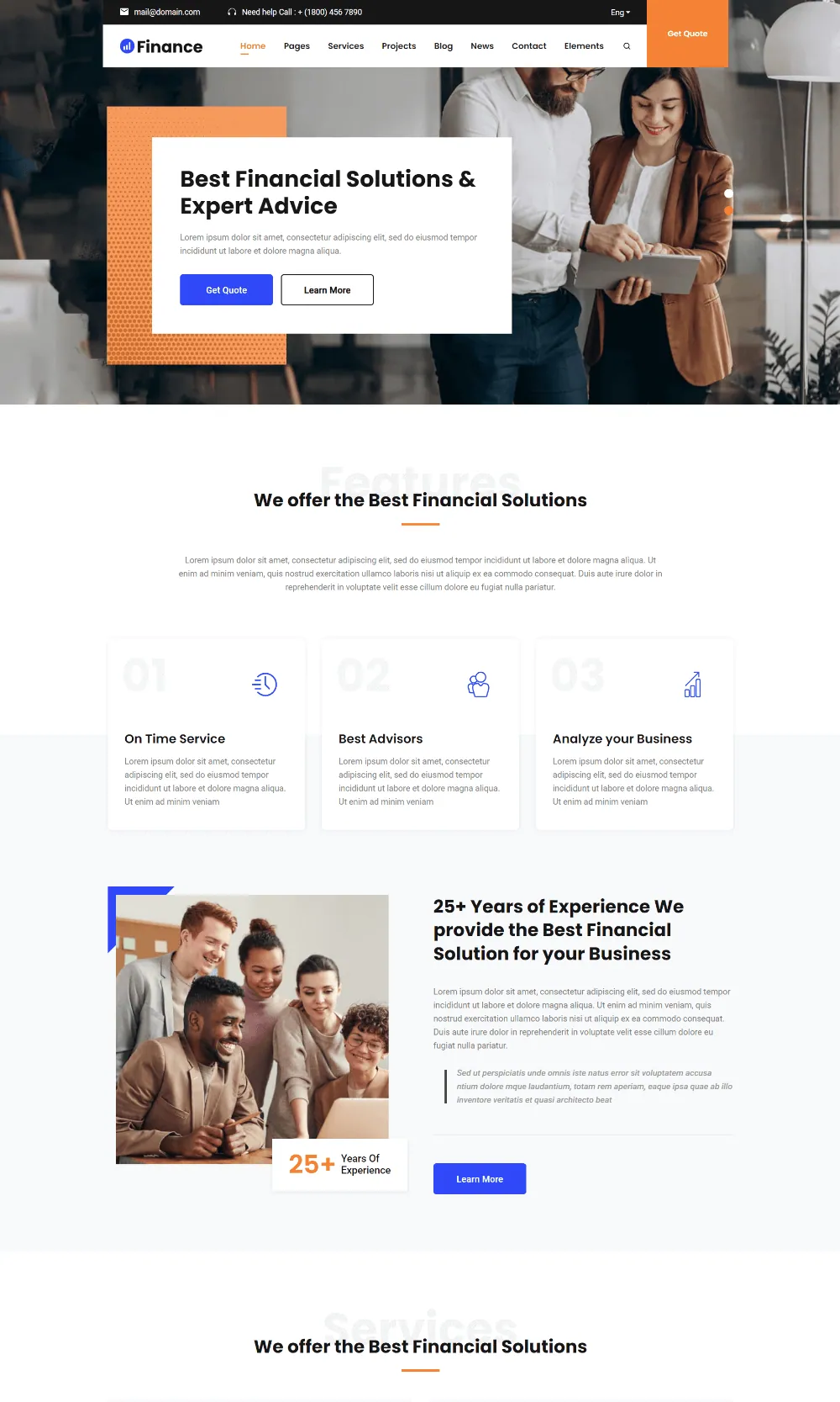 Finance Pro Drupal Theme