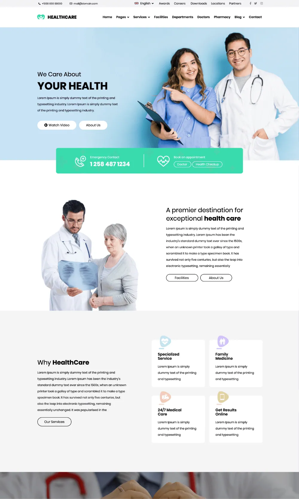 Healthcare Pro Drupal Theme