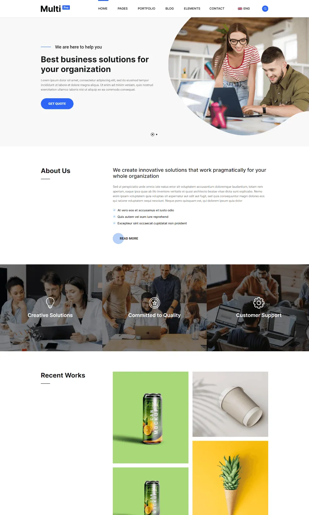 Multi Pro Drupal Theme