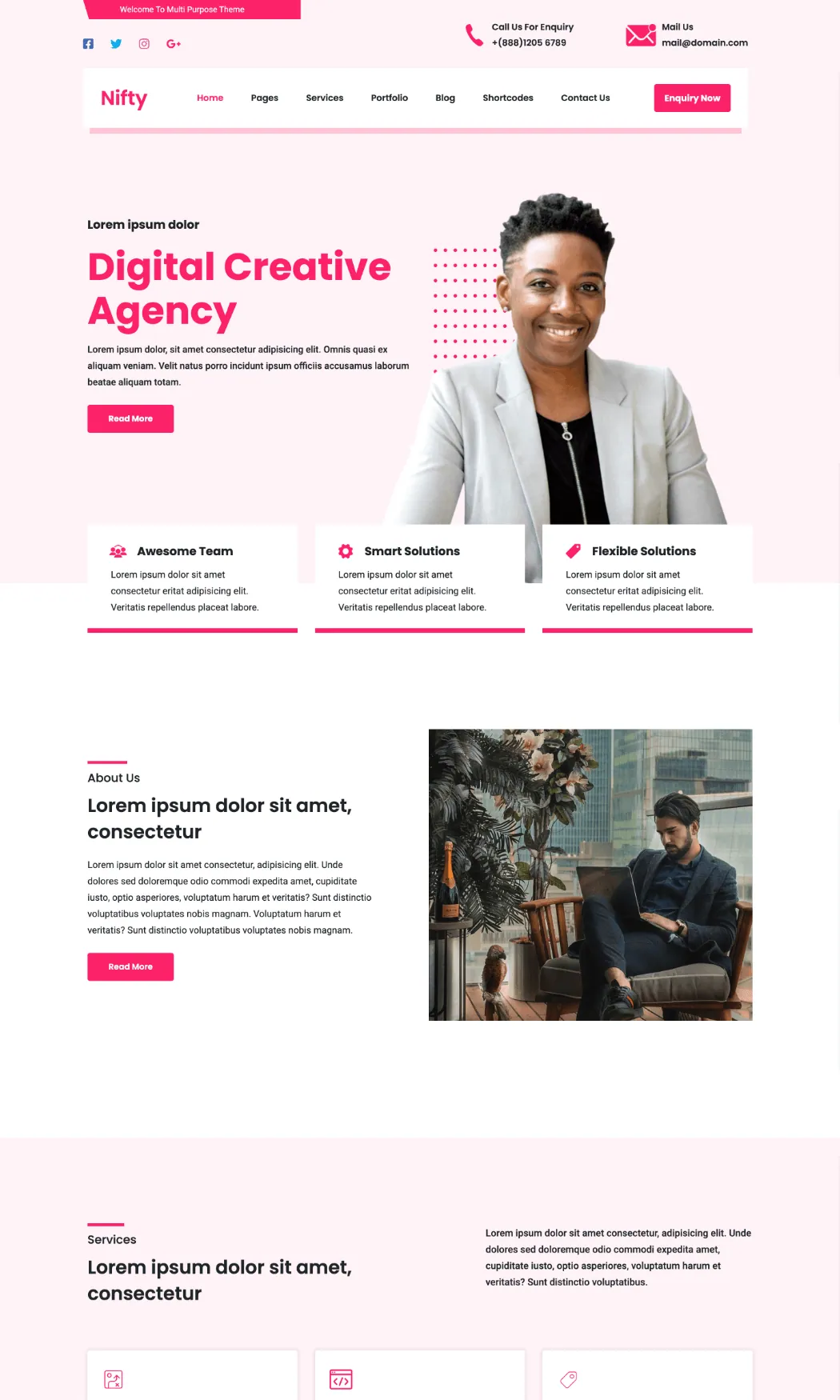 Nifty Drupal Theme