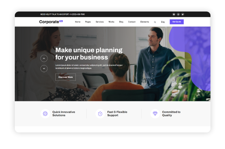 Corporate Pro - Home Page Variant 1