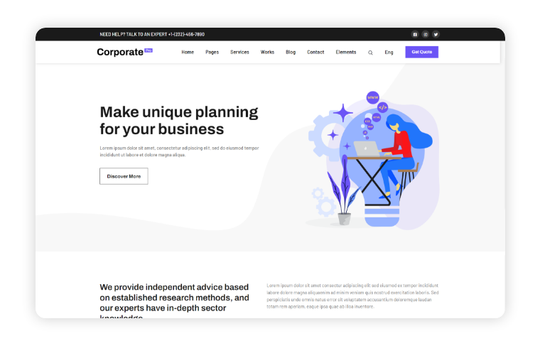 Corporate Pro - Home Page Variant 3
